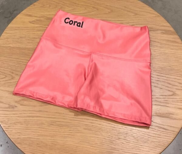 MINI SHORT CORAL METALIZADO T.UNICA