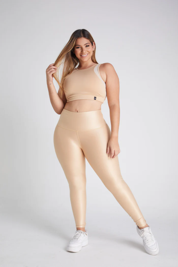 LEGGINGS DORADO METALIZADO