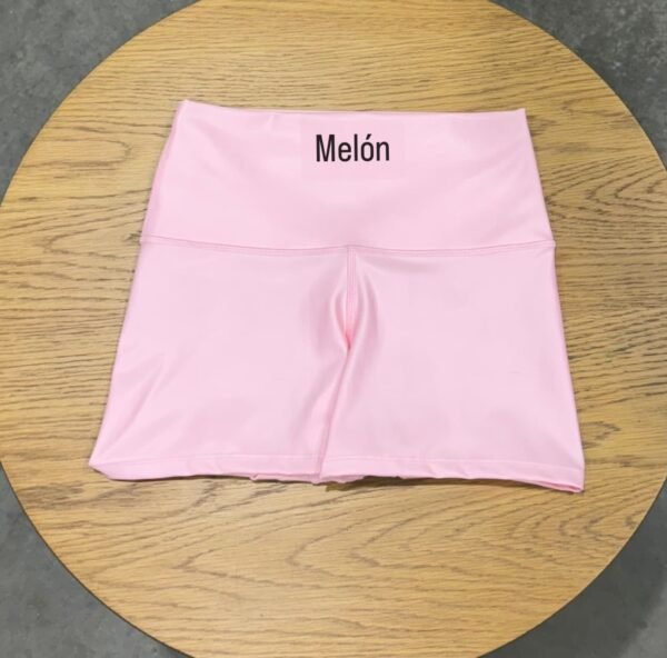 MINI SHORT MELÓN METALIZADO T.UNICA