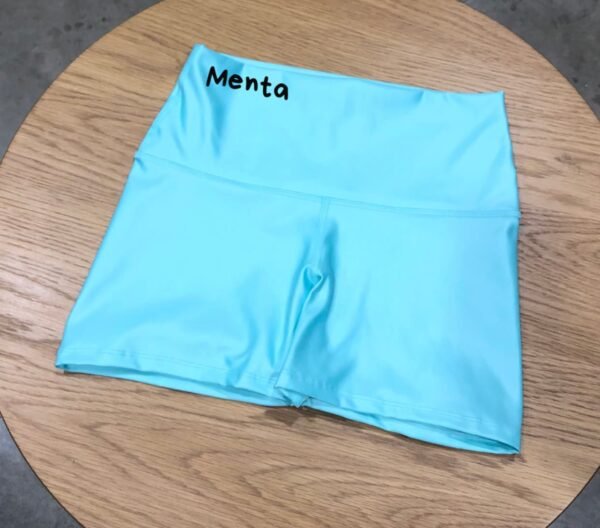 MINI SHORT MENTA METALIZADO T.UNICA