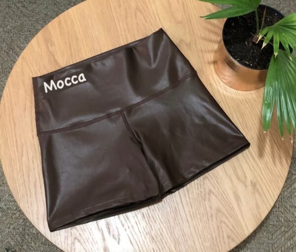 MINI SHORT MOCCA METALIZADO T.UNICA - Image 2