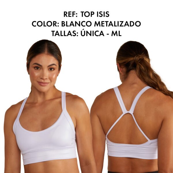 TOP ISIS BLANCO METALIZADO - Image 6