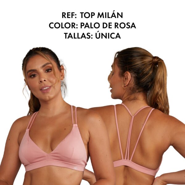TOP MILAN PALO DE ROSA - Image 2