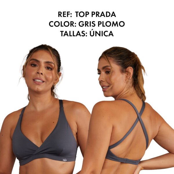 TOP PRADA GRIS PLOMO - Image 2