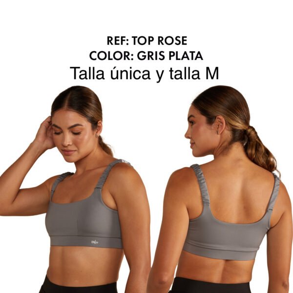TOP ROSE GRIS PLATA - Image 6