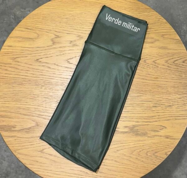 BIKER VERDE MILITAR METALIZADO T.PLUS